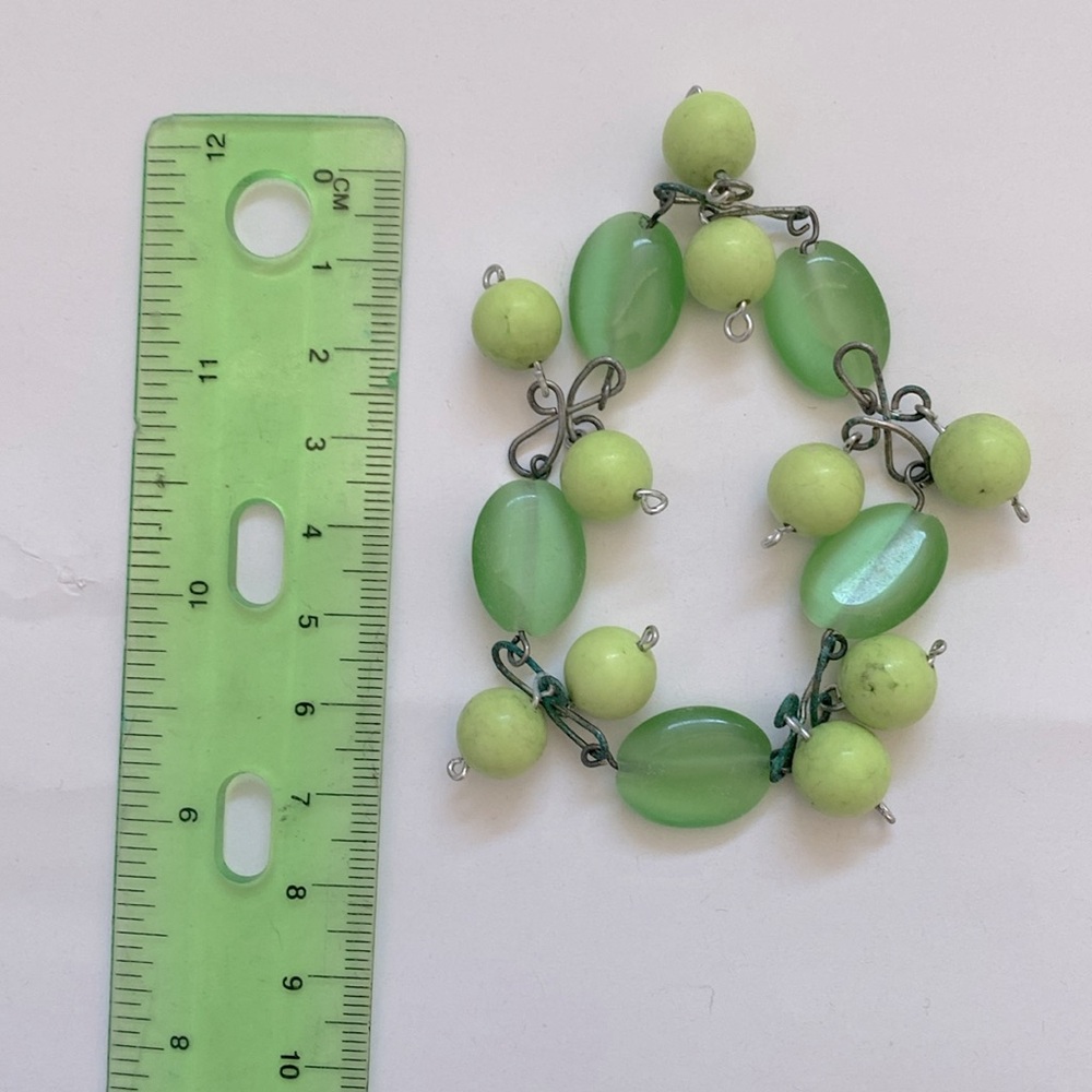 Semi-Precious Beaded Bracelet Green